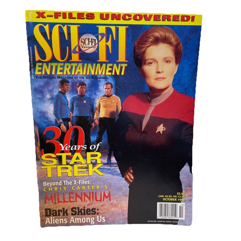 Sci-Fi Entertainment Magazine Oct 1996 Star Trek 30 Yrs X-Files Millennium 36025